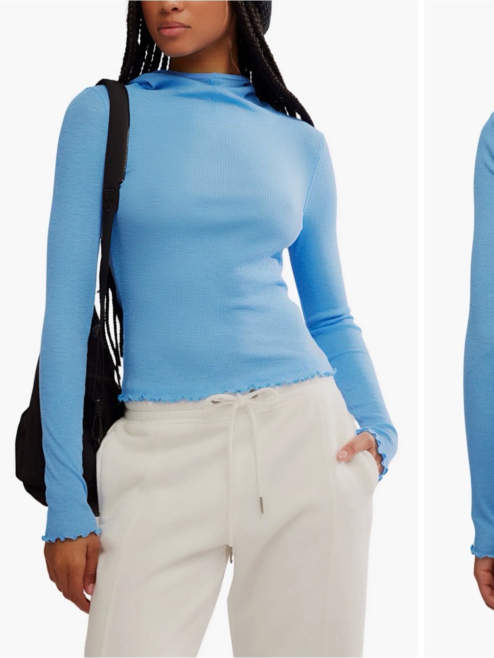 NWT FP Movement Breathe Easy Cotton Blend Hoodie